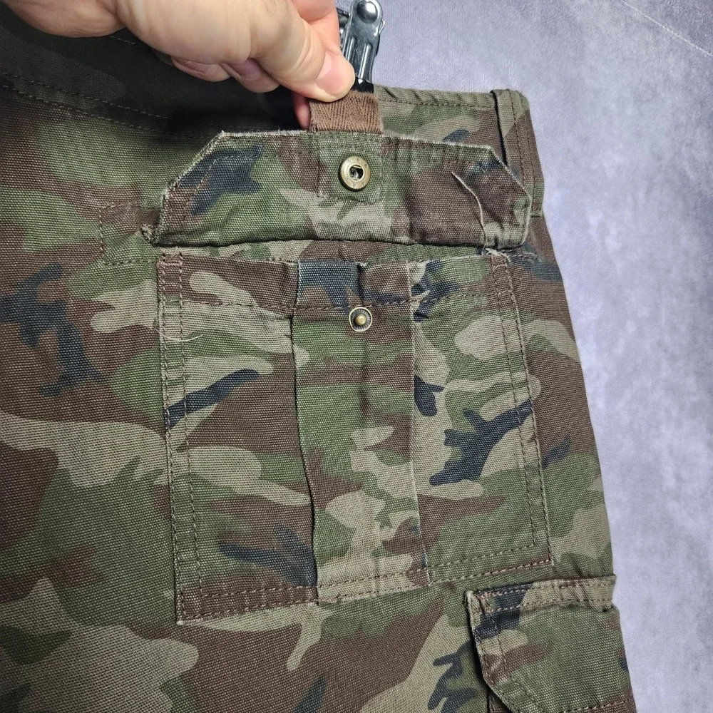 Guide Gear‎ Mens Camo Cargo Shorts Size 38 Woodland Camouflage Cotton Canvas 6in